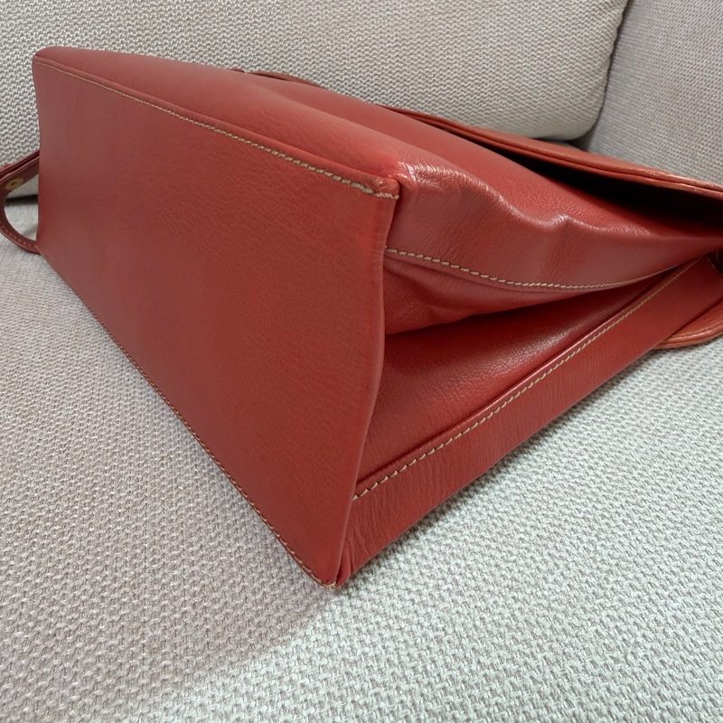 LOEWE蛇骨包 手把皮革 真皮 手提包-12