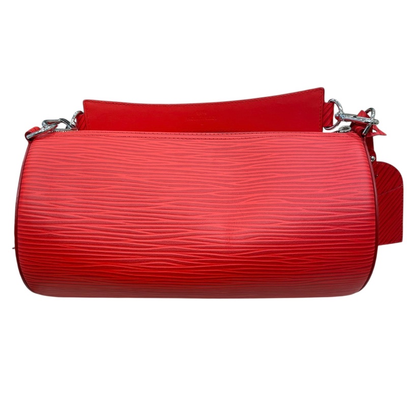 LOUIS VUITTON 路易威登 M23719 SOFT POLOCHON EPI 水波紋皮革 紅色 銀扣-3