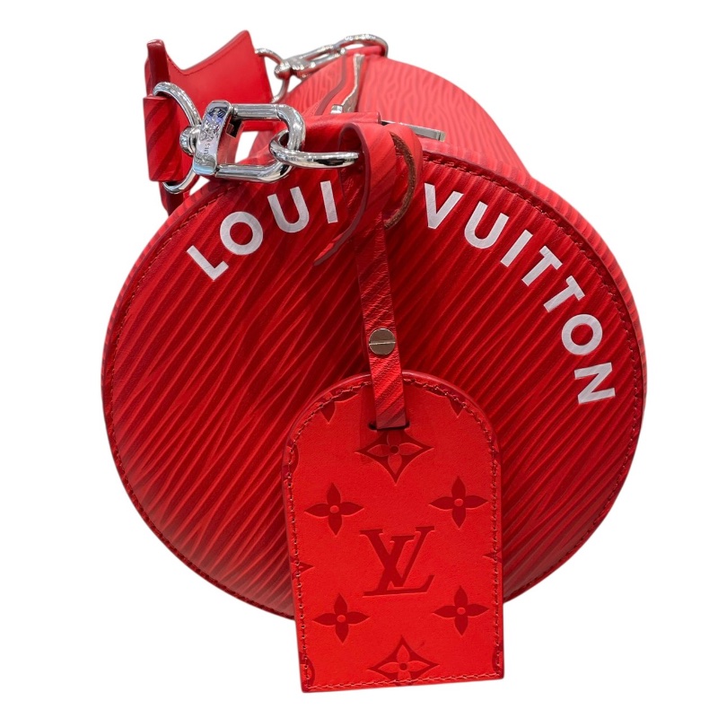 LOUIS VUITTON 路易威登 M23719 SOFT POLOCHON EPI 水波紋皮革 紅色 銀扣-4