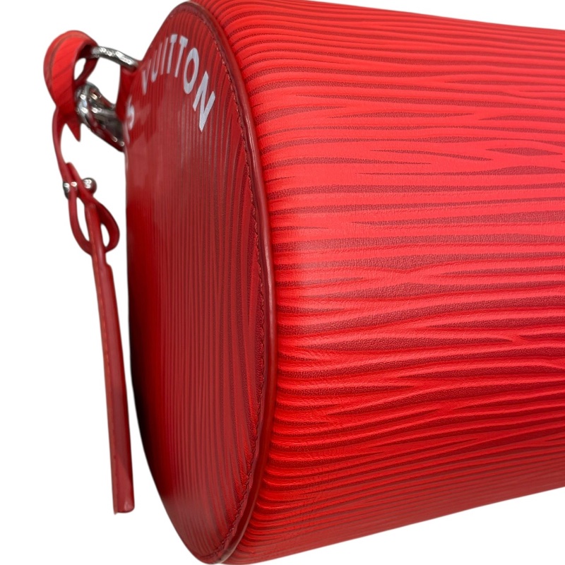 LOUIS VUITTON 路易威登 M23719 SOFT POLOCHON EPI 水波紋皮革 紅色 銀扣-7