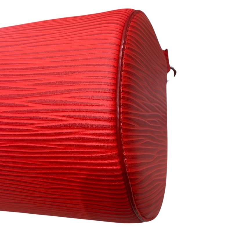 LOUIS VUITTON 路易威登 M23719 SOFT POLOCHON EPI 水波紋皮革 紅色 銀扣-8