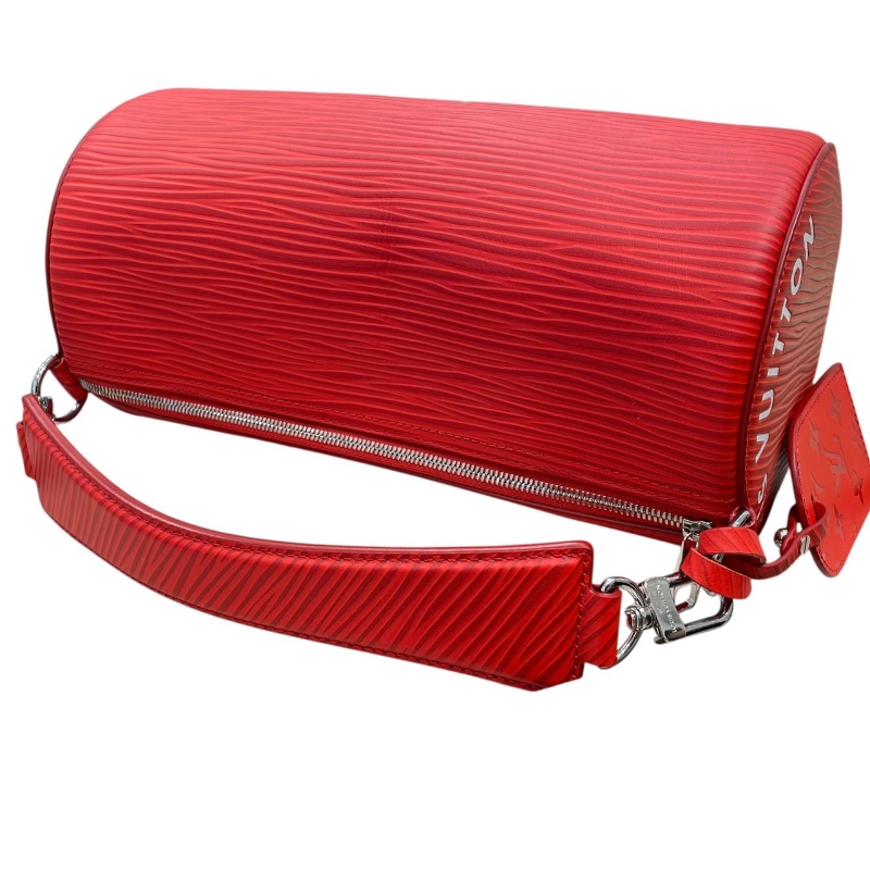 LOUIS VUITTON 路易威登 M23719 SOFT POLOCHON EPI 水波紋皮革 紅色 銀扣-11