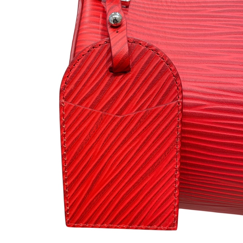LOUIS VUITTON 路易威登 M23719 SOFT POLOCHON EPI 水波紋皮革 紅色 銀扣-15