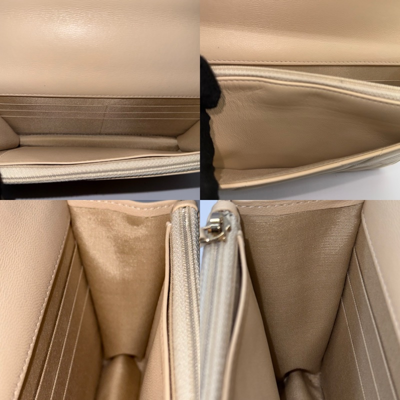 CHANEL 香奈兒 米色羊皮CHANEL19 WOC 斜背包-8