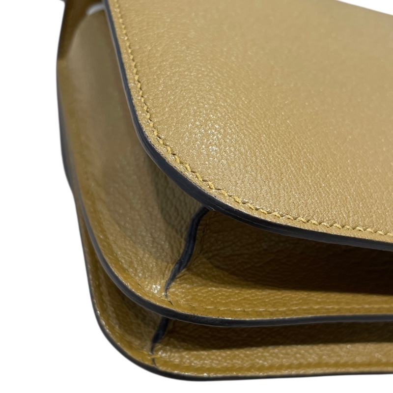 HERMES 愛馬仕 CONSTANCE MINI 康康包 18CM 山羊皮 CRAFT 拿鐵色系 金釦 W刻-7