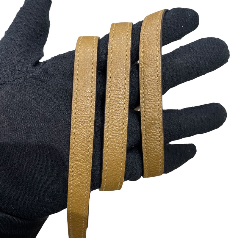 HERMES 愛馬仕 CONSTANCE MINI 康康包 18CM 山羊皮 CRAFT 拿鐵色系 金釦 W刻-13