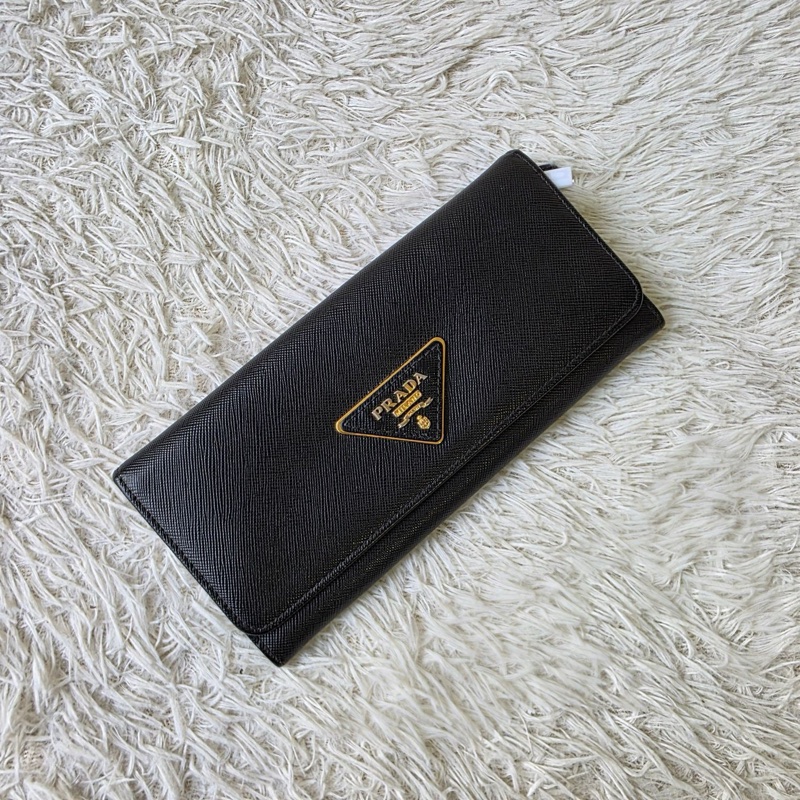 Prada經典三角牌長夾-0