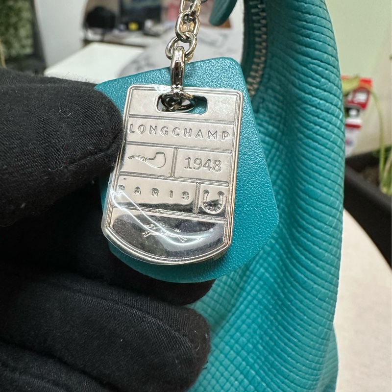 longchamp 蒂芬妮藍肩背包-4
