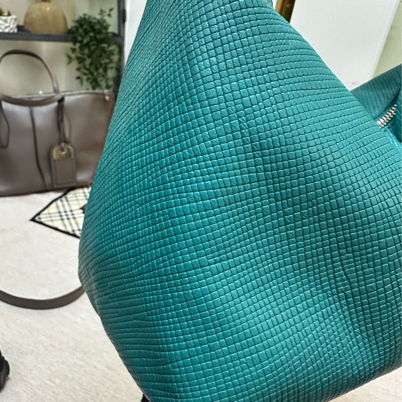 longchamp 蒂芬妮藍肩背包-8