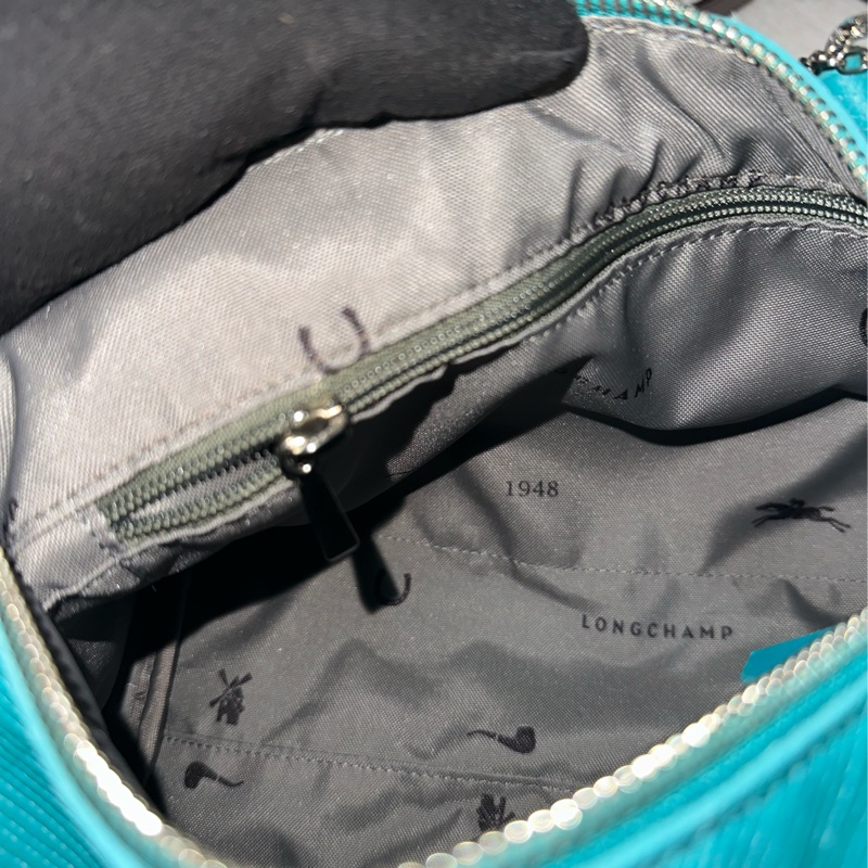 longchamp 蒂芬妮藍肩背包-16