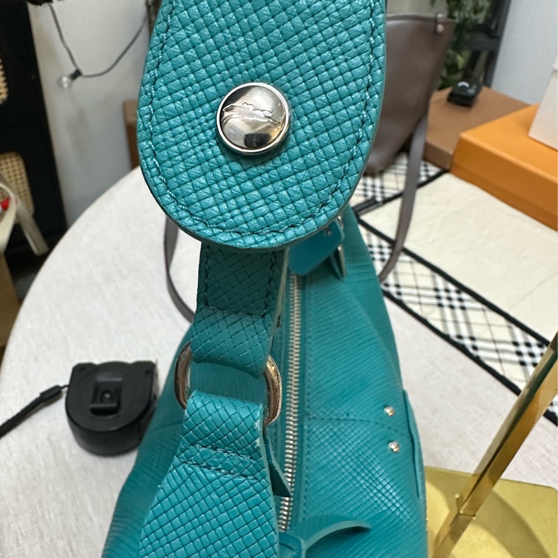 longchamp 蒂芬妮藍肩背包-22