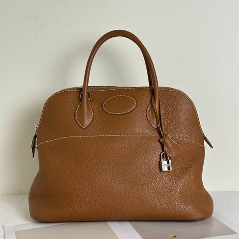 HERMES Bolide 35 - 金棕銀 🄾