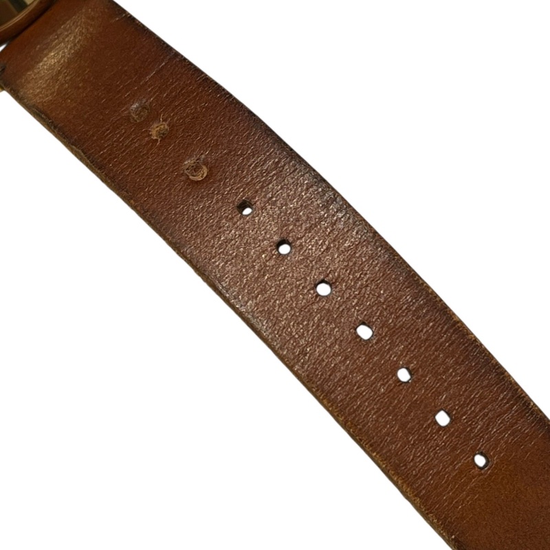 GUCCI 古馳 G-TIMELESS YA126497 38mm 虎頭系列 石英腕錶 皮革 棕色 金色-7