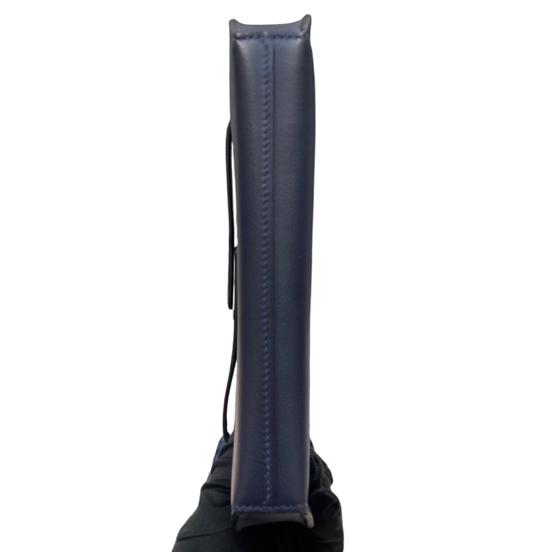 HERMES KELLY DEPECHES 25 手拿包 Epsom皮革 海軍藍 銀色金具-4