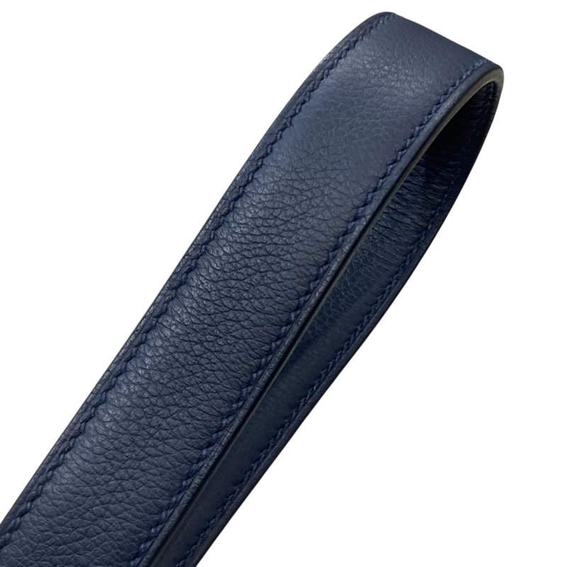 HERMES KELLY DEPECHES 25 手拿包 Epsom皮革 海軍藍 銀色金具-17