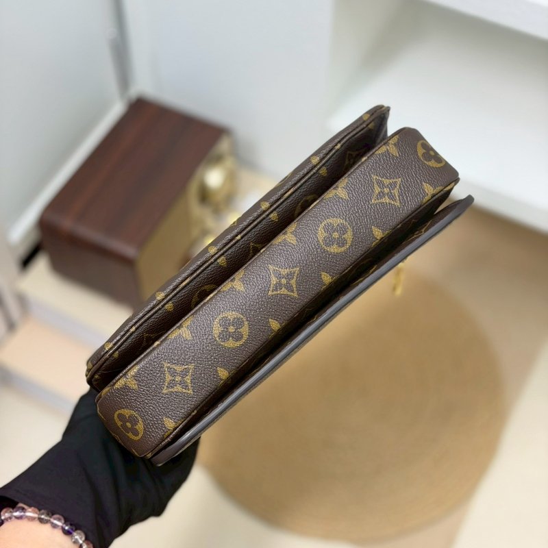 🏷️LV 路易威登．Pochette Métis 老花郵差包 M44875 芯片款-12
