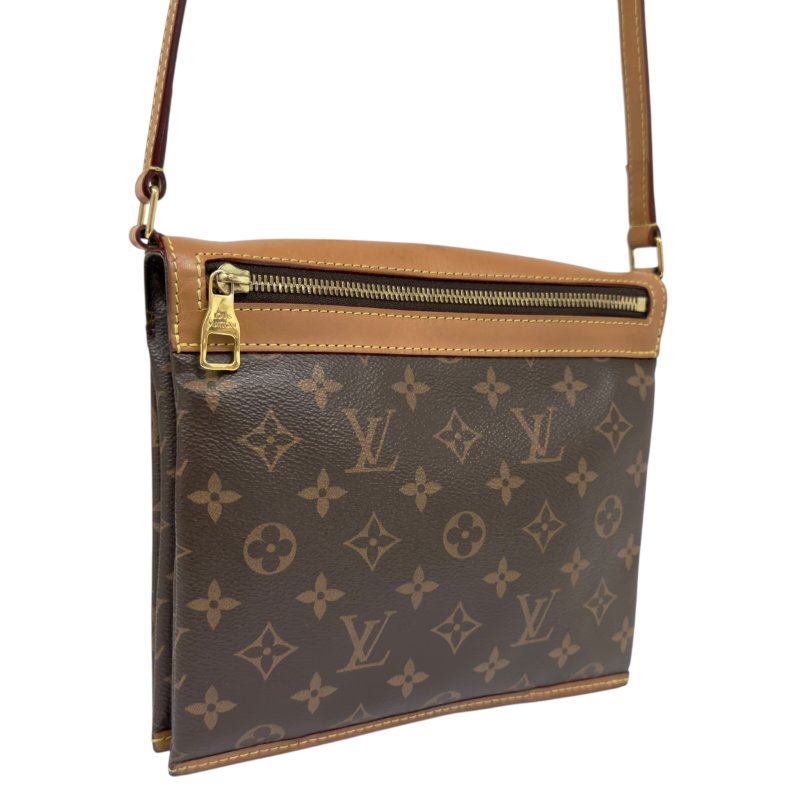 LOUIS VUITTON Saumur 新雙子星 老花 斜揹袋-3