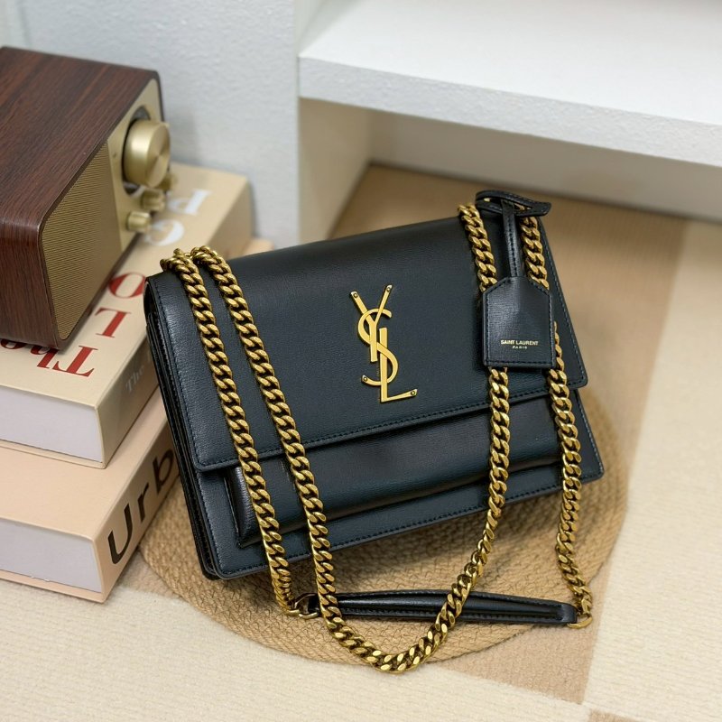 （激新！還有皮香😍）🏷️YSL 聖羅蘭．Sunset 日落包/客人寄賣-0
