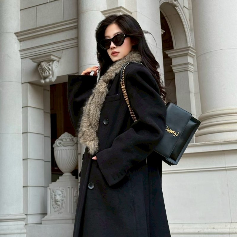 （激新！還有皮香😍）🏷️YSL 聖羅蘭．Sunset 日落包/客人寄賣-26