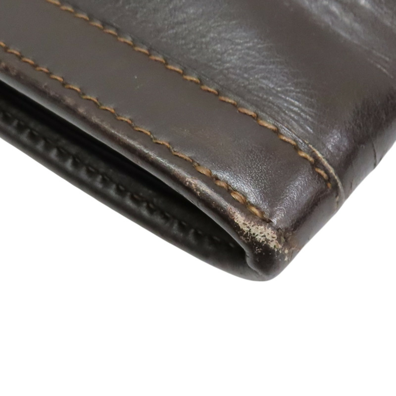 棕色 BOX牛皮 Jige PM 手拿包 OF刻【HERMES 愛馬仕】-11