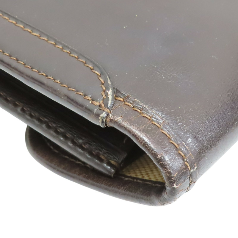 棕色 BOX牛皮 Jige PM 手拿包 OF刻【HERMES 愛馬仕】-14