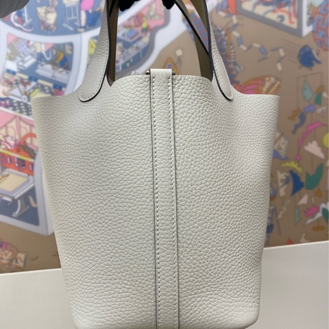 Picotin18 eclat奶昔白拼色帶 銀扣