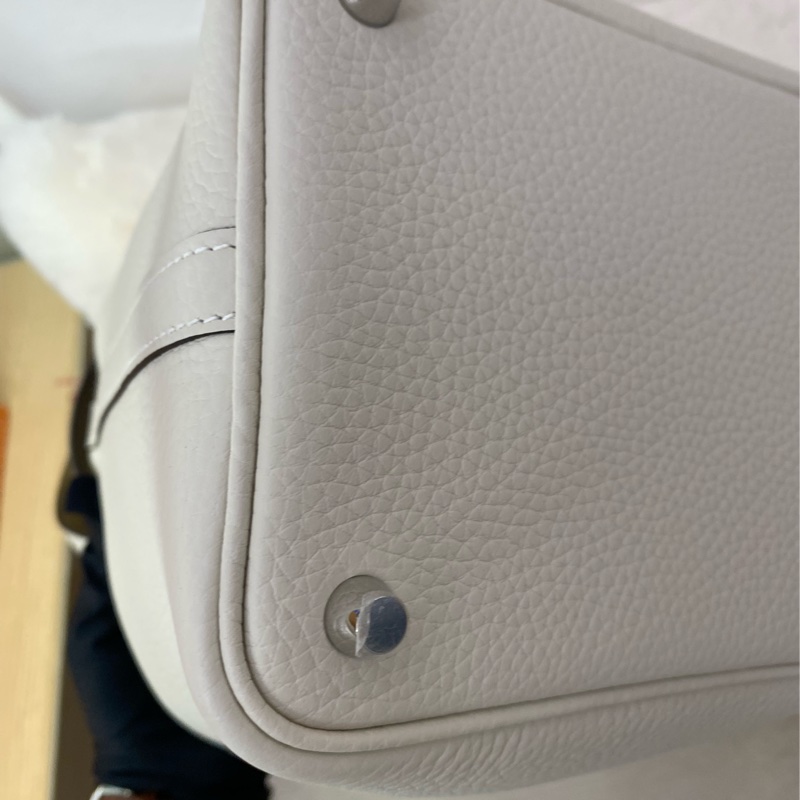 Picotin18 eclat奶昔白拼色帶 銀扣-5