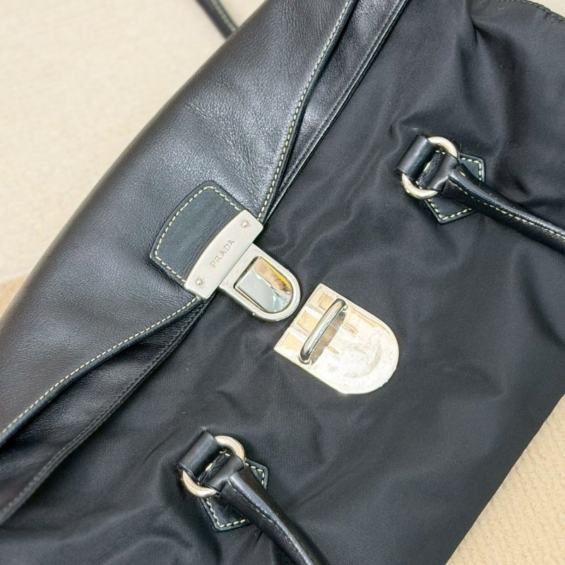 （酷颯美女快看😎）🏷️Prada 普拉達．Shoulder 中古長法棍/客人寄賣-22