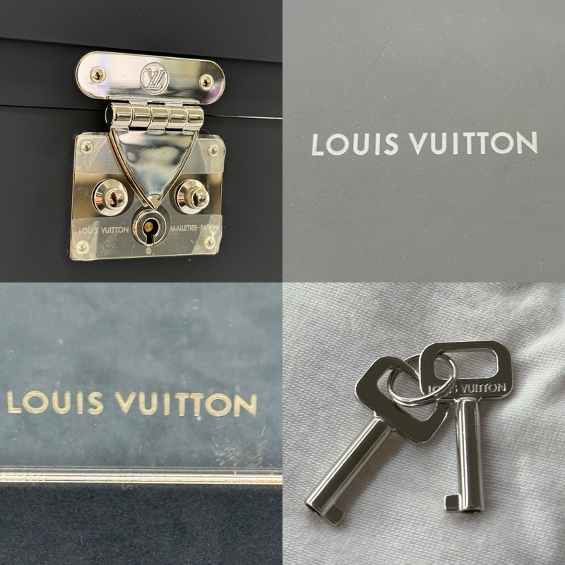 LOUIS VUITTON 路易威登  VIP限定贈品 黑色COFFRET TRÉSOR MAT 飾品箱 VIP GWP-5