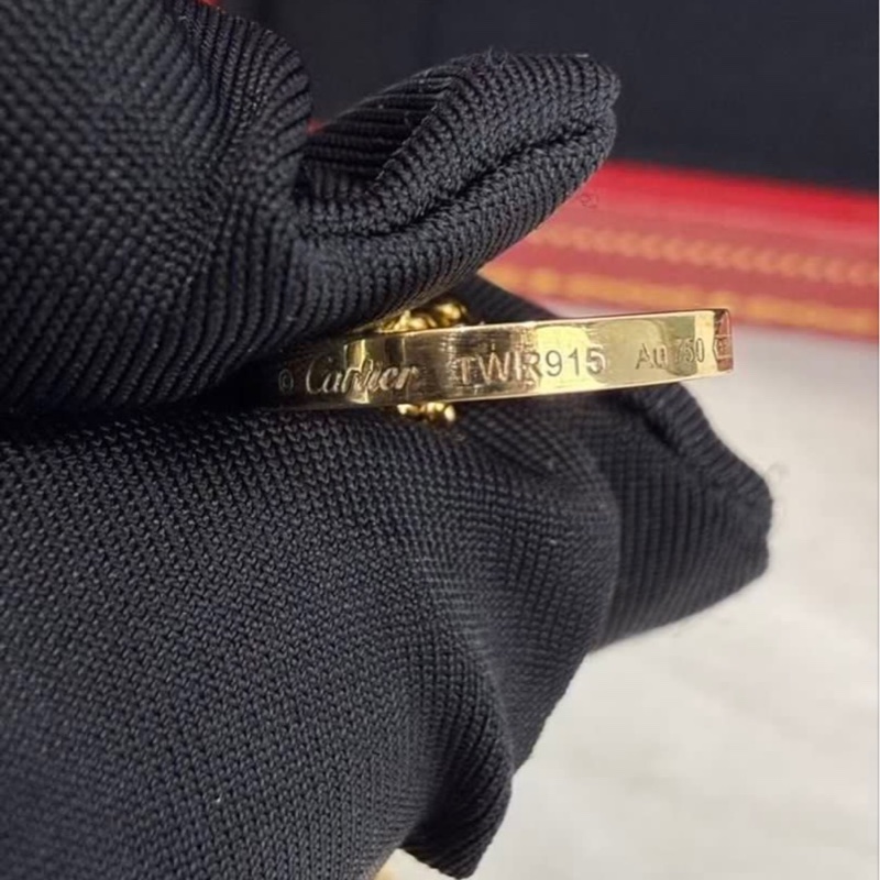 Fullset✨ Cartier卡地亞 LOVE系列項鍊 18k黃金鑽石 小圓餅項圈+雙小鑽石 經典保值款女士首飾-2