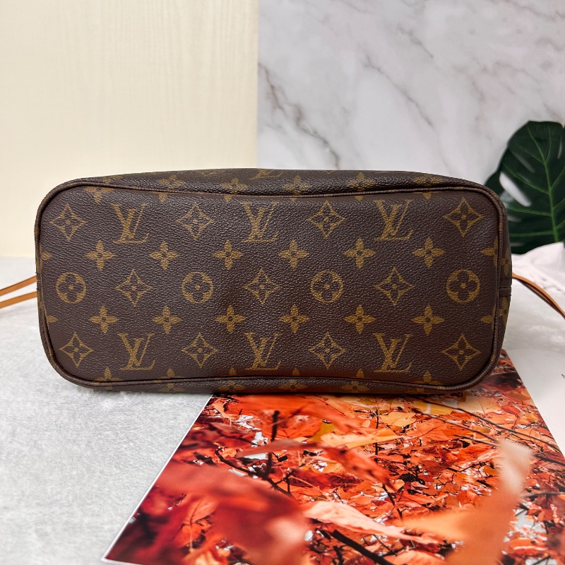 LV Neverfull 小號老花肩背包手提包 2008年-10