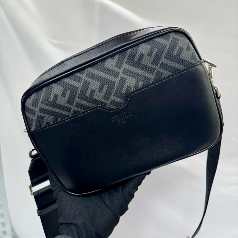 芬迪 FENDI ZUCCA CAMERA SHOULDER 7M0286 雙F老花相機包 斜背肩背包-1