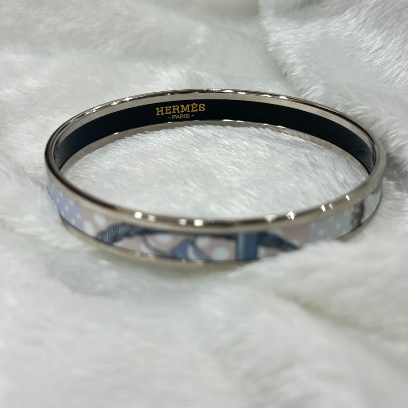 HERMÈS 愛馬仕 Enamel PM 琺瑯粉紅色 藍色 Q刻 2023年-5