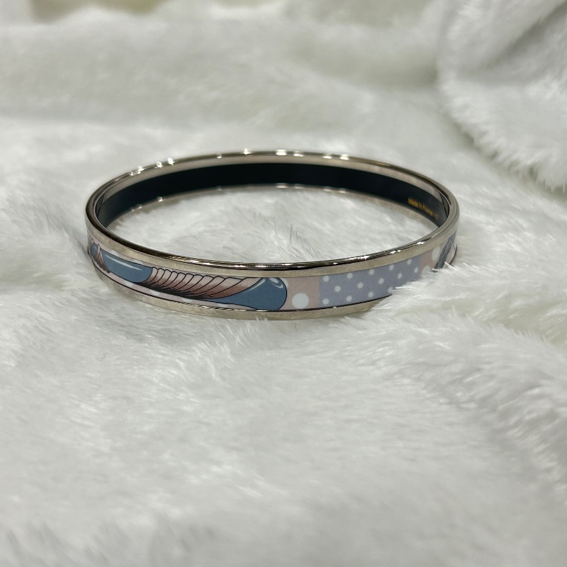 HERMÈS 愛馬仕 Enamel PM 琺瑯粉紅色 藍色 Q刻 2023年-8