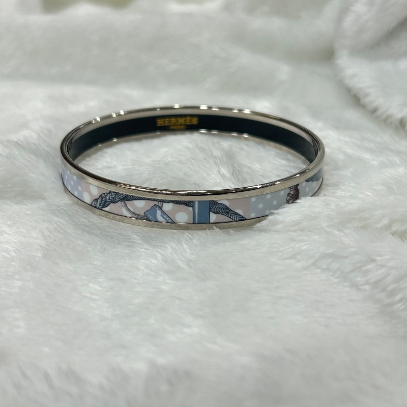 HERMÈS 愛馬仕 Enamel PM 琺瑯粉紅色 藍色 Q刻 2023年-9