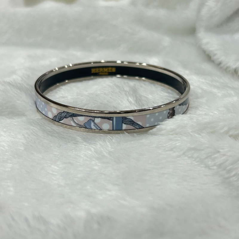 HERMÈS 愛馬仕 Enamel PM 琺瑯粉紅色 藍色 Q刻 2023年-10