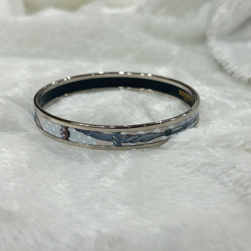 HERMÈS 愛馬仕 Enamel PM 琺瑯粉紅色 藍色 Q刻 2023年-11