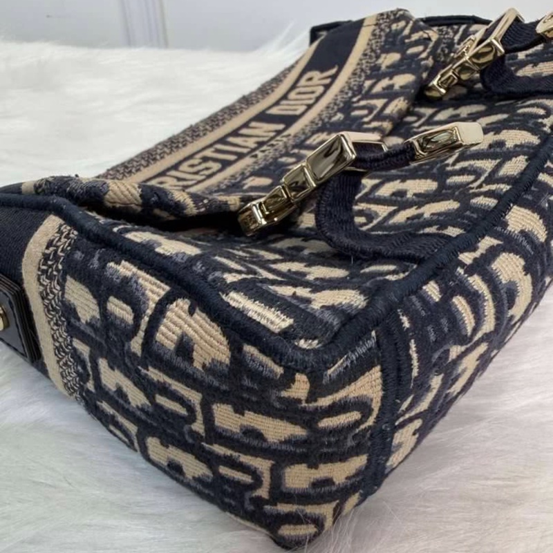 DIOR迪奧 DiorCamp郵差包 經典老花刺繡滿印帆布信使包 小號 可拆卸可調節肩帶 時尚百搭 女款單肩斜挎包-1