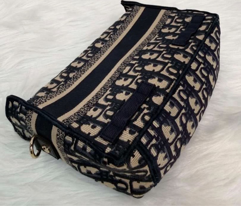 DIOR迪奧 DiorCamp郵差包 經典老花刺繡滿印帆布信使包 小號 可拆卸可調節肩帶 時尚百搭 女款單肩斜挎包-3