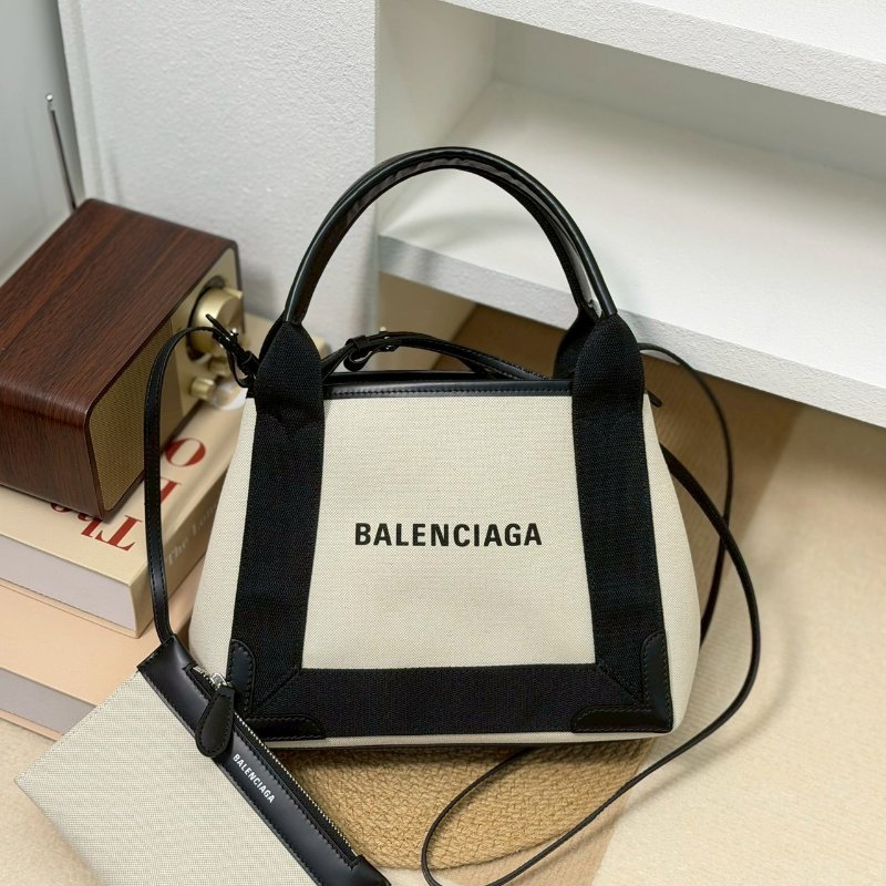 🏷Balenciaga 巴黎世家.Navy Cabas XS 托特包-0