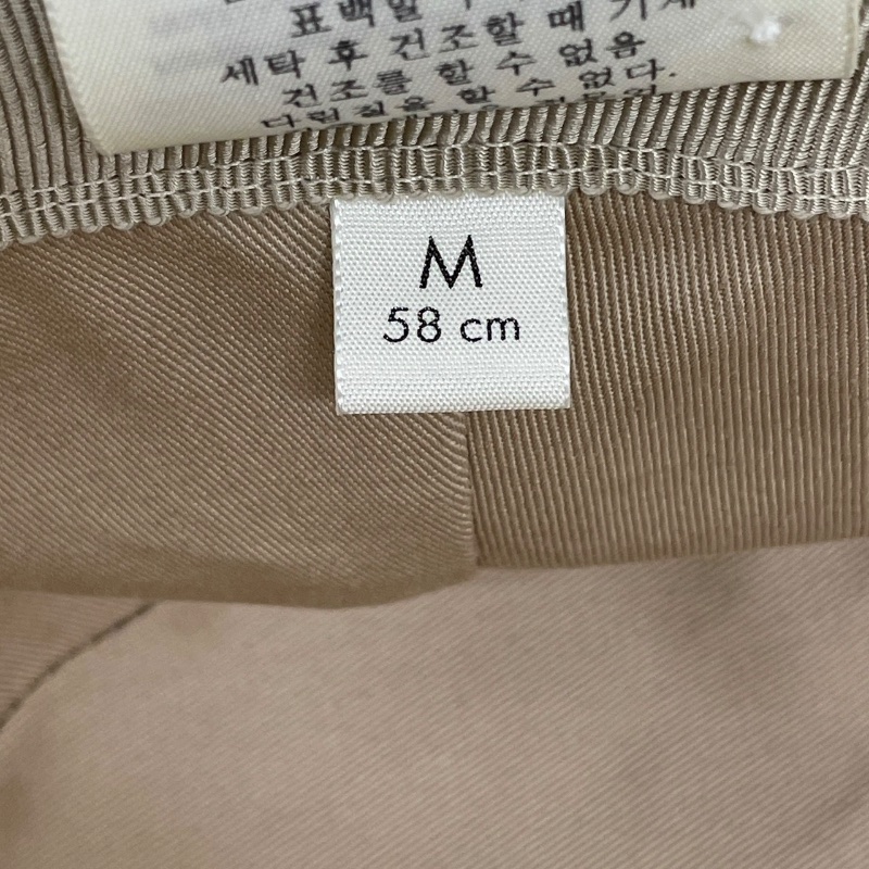 GUCCI 古馳 576587 漁夫帽 GG帆布老花 棕色 金釦 M號-6