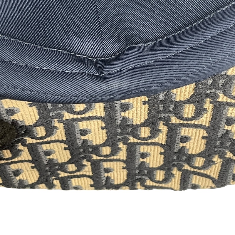 DIOR 迪奧 OBLIQUE D-PLAYER 鴨舌帽 刺繡帆布 老花 藍色系 58CM-5