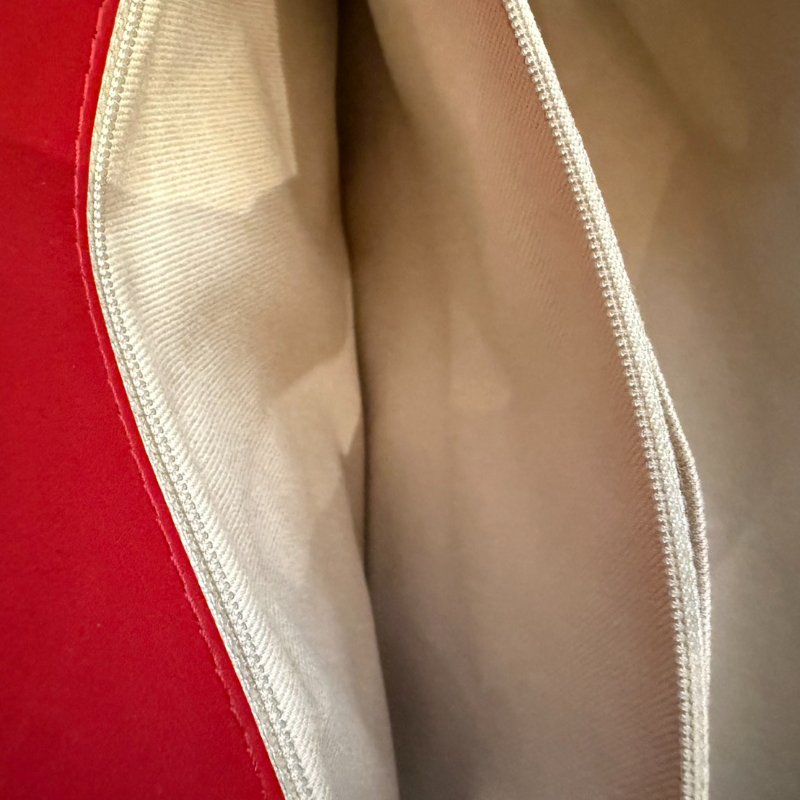 CHANEL 紅色羊皮口蓋包-8