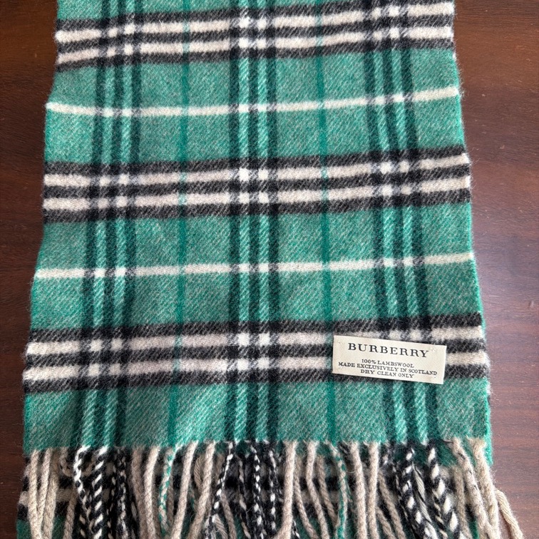 Burberry 綠格紋 圍巾 蘇格蘭-4