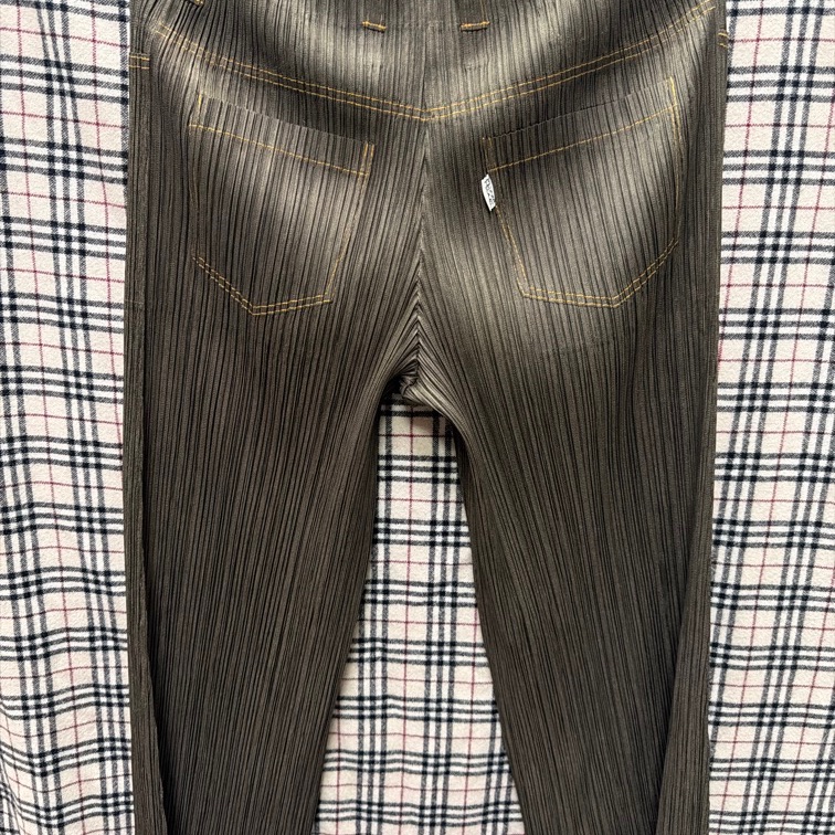 Pleats please 摺衣 休閒褲 （剪短）-2