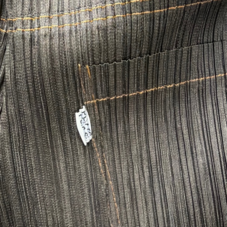 Pleats please 摺衣 休閒褲 （剪短）-3