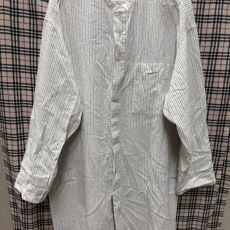 Miyake Design Studio 條紋 長版 洋裝 日本-0