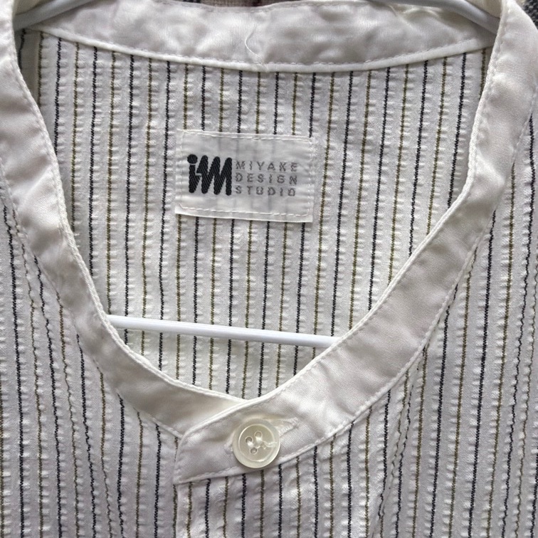 Miyake Design Studio 條紋 長版 洋裝 日本-1