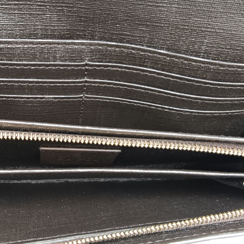 GUCCI 老花PVC鏈條錢包woc-4