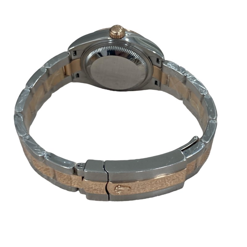 ROLEX DATEJUST 28 女錶 不鏽鋼×玫瑰金 自動上鍊 巧克力面盤 羅馬數字-7